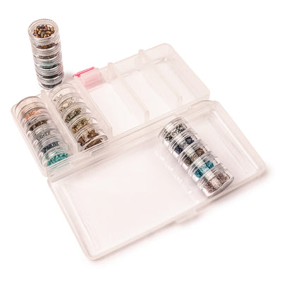 BeadTec Bead Organizer Box with 25 Stacking Jars