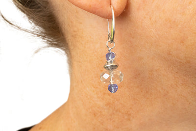 Kit - Azure Crystal Drop Earrings (2 Pairs)