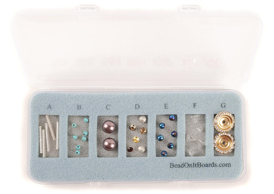  ZEONHEI 32 Pack 10 Grids Small Plastic Jewelry Bead