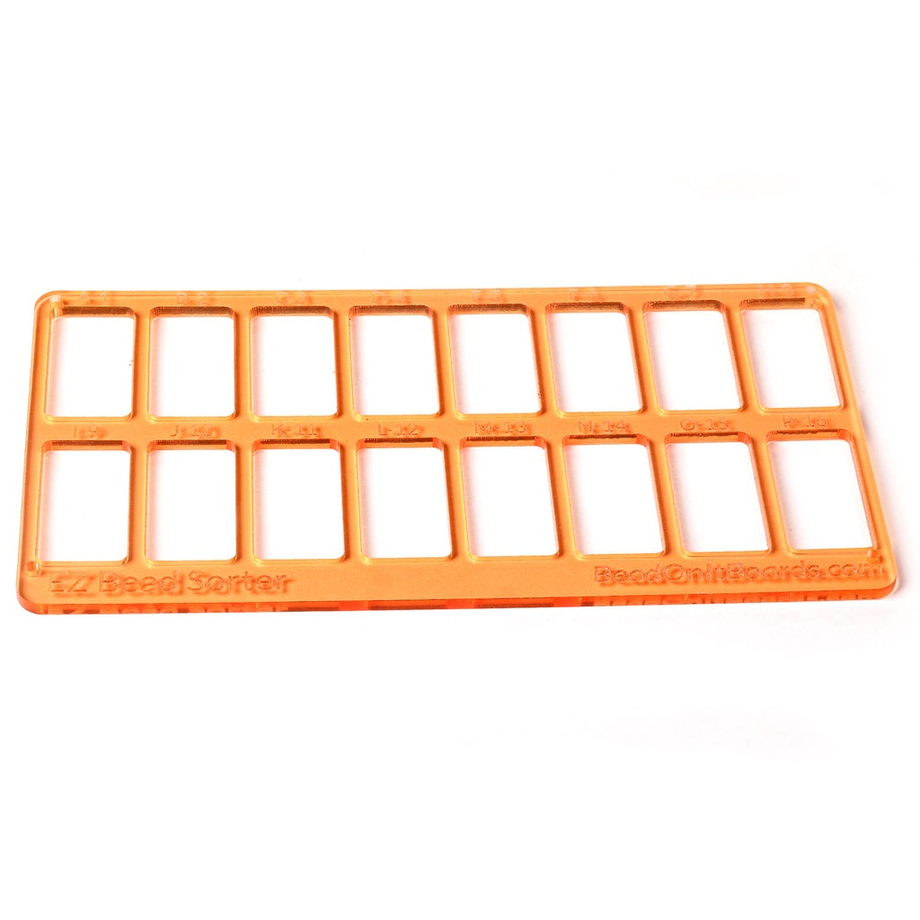 7-1/8 x 3-3/4 Large Bead Sorting Tray - White, TRA-220.02